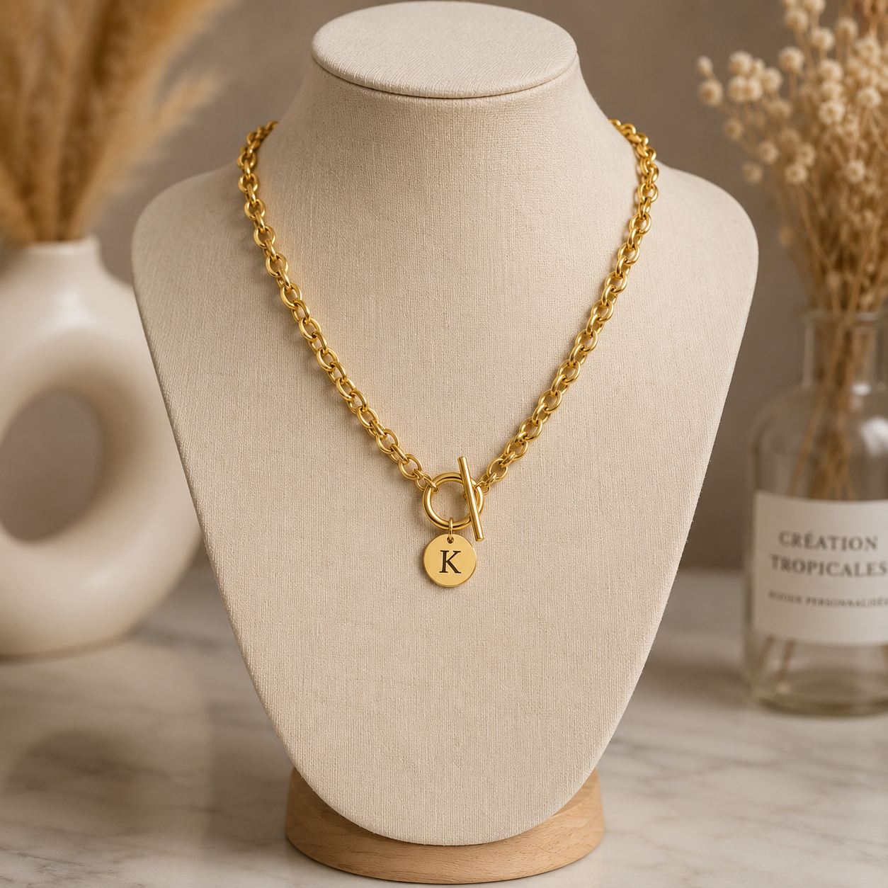 Collier Gaïa - Acier inoxydable