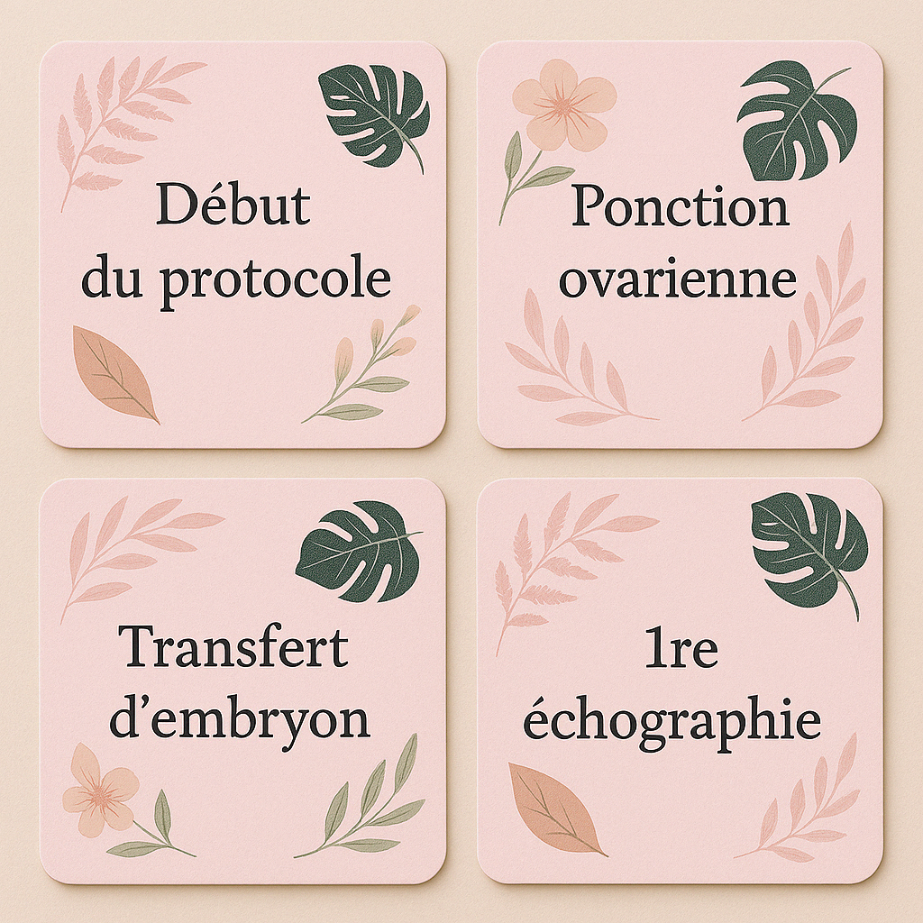 Carnet PMA + 14 cartes étapes