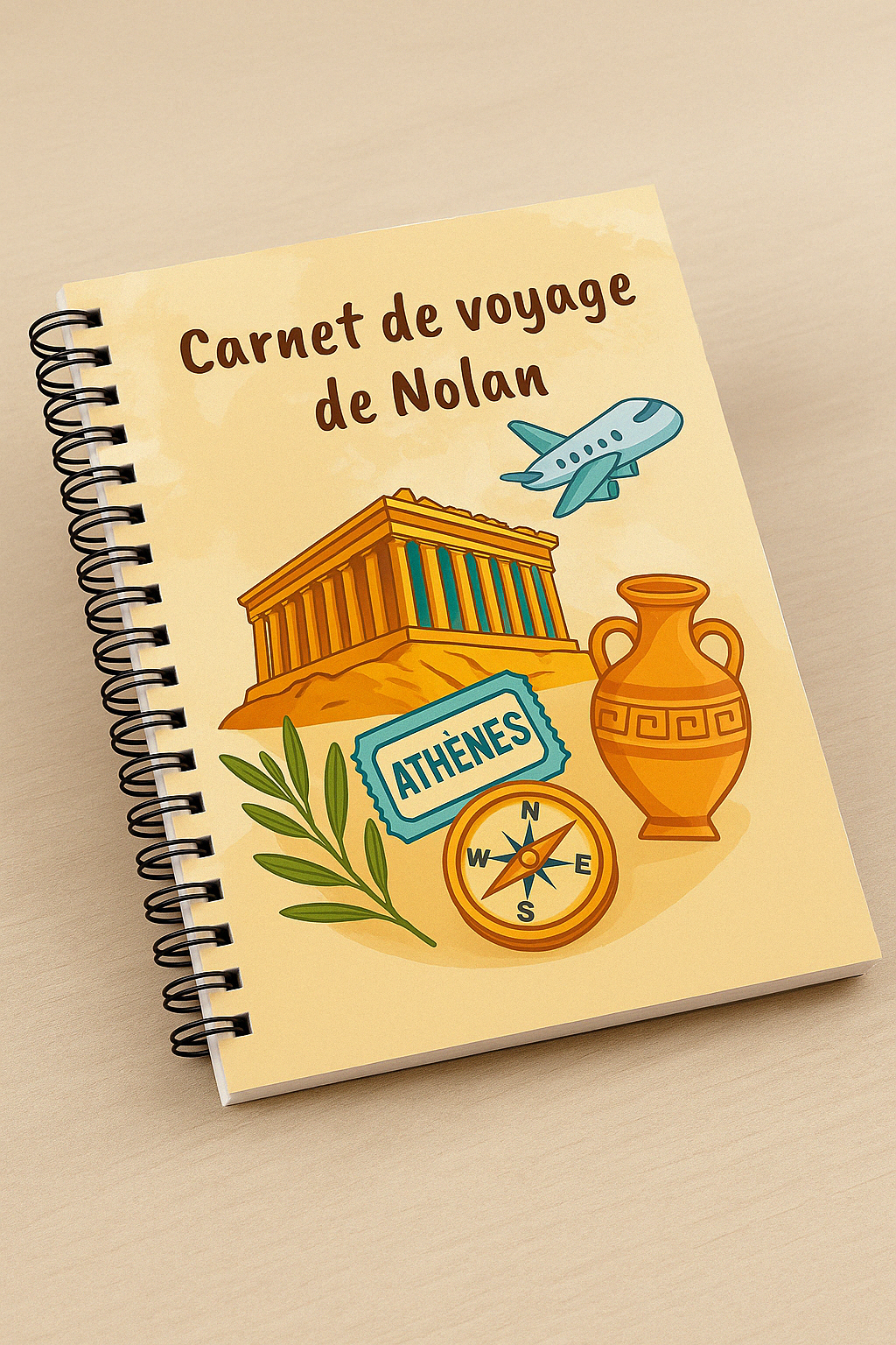 Carnet de voyage personnalisé