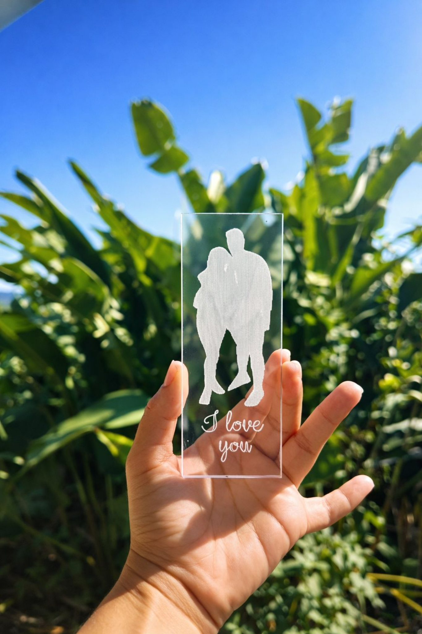 Gravure personnalisée sur plexiglass