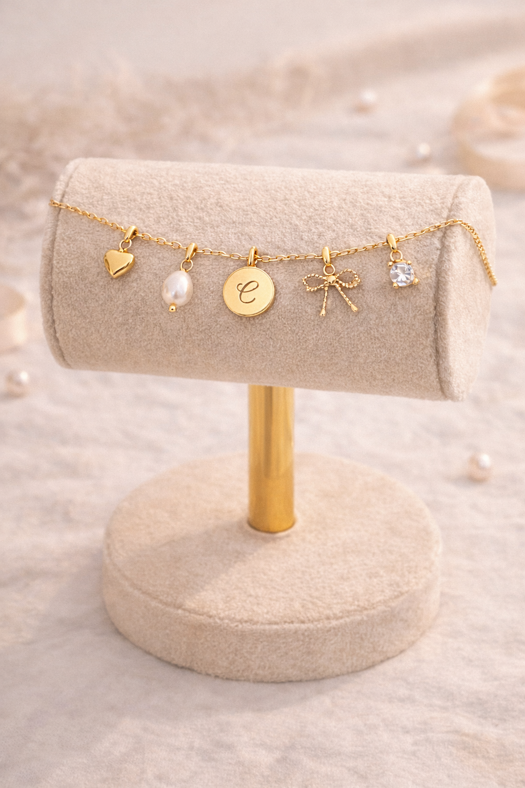 Bracelet « Secret d’un Bal » – acier inoxydable doré