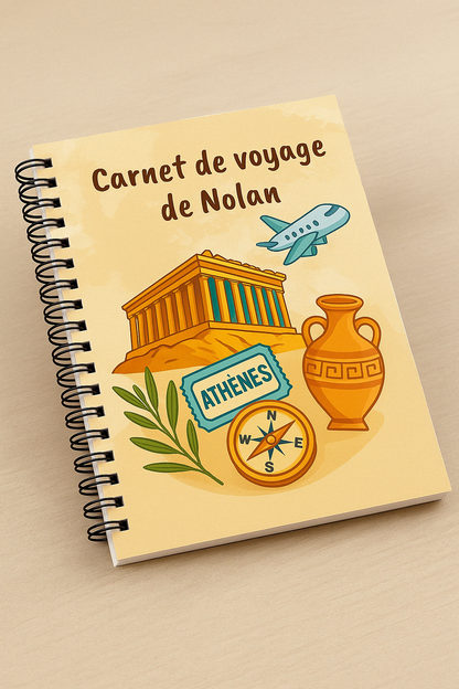 Carnet de voyage personnalisé