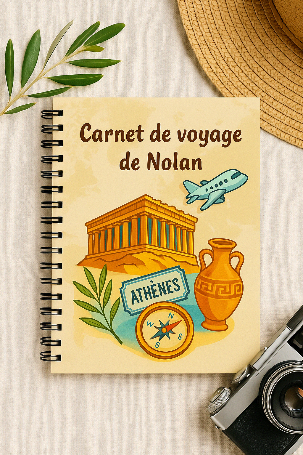Carnet de voyage personnalisé