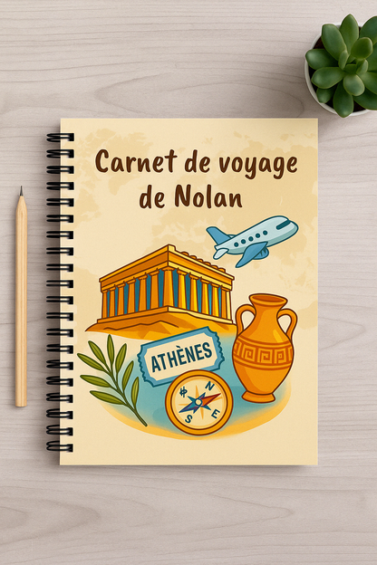 Carnet de voyage personnalisé