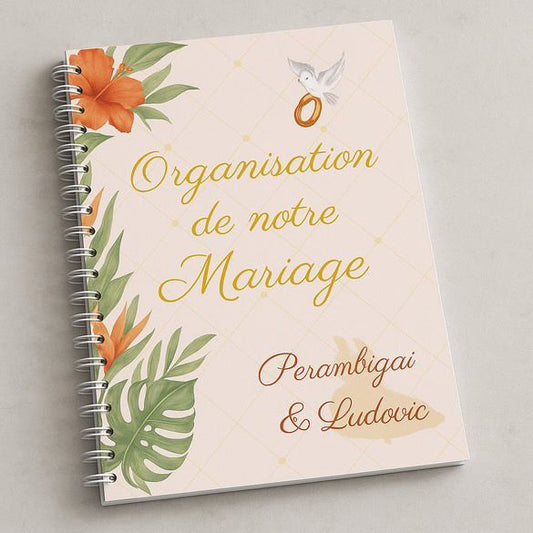 Carnet d'organisation de mariage