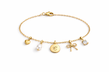 Bracelet « Secret d’un Bal » – acier inoxydable doré