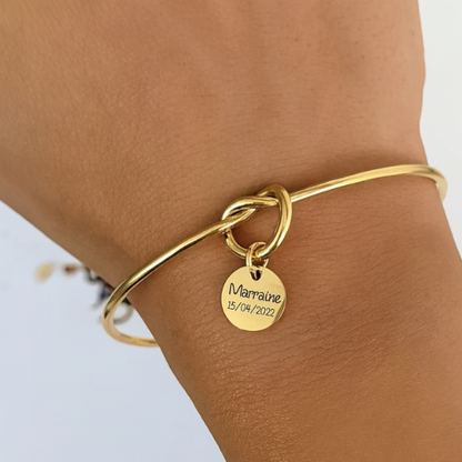 Bracelet Jonc Personnalisable – Acier Inoxydable