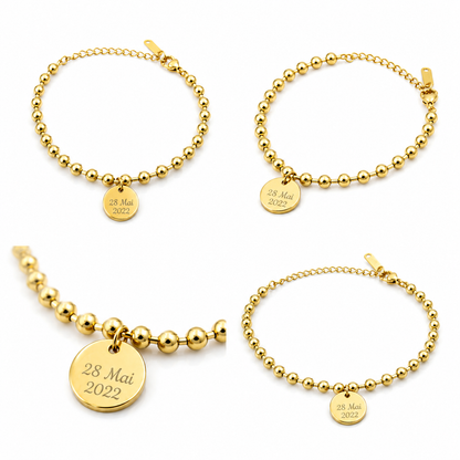 Bracelet - La Perlé en acier inoxydable
