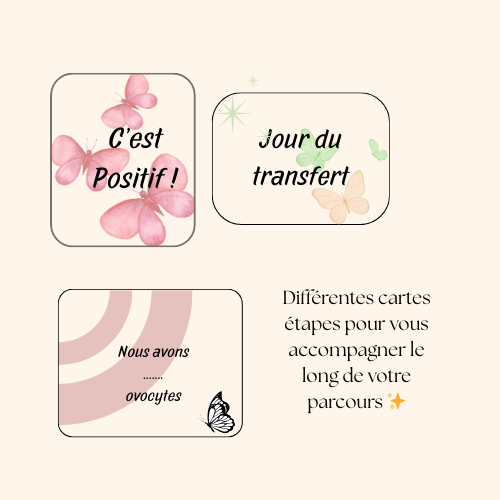 Carnet PMA + 14 cartes étapes